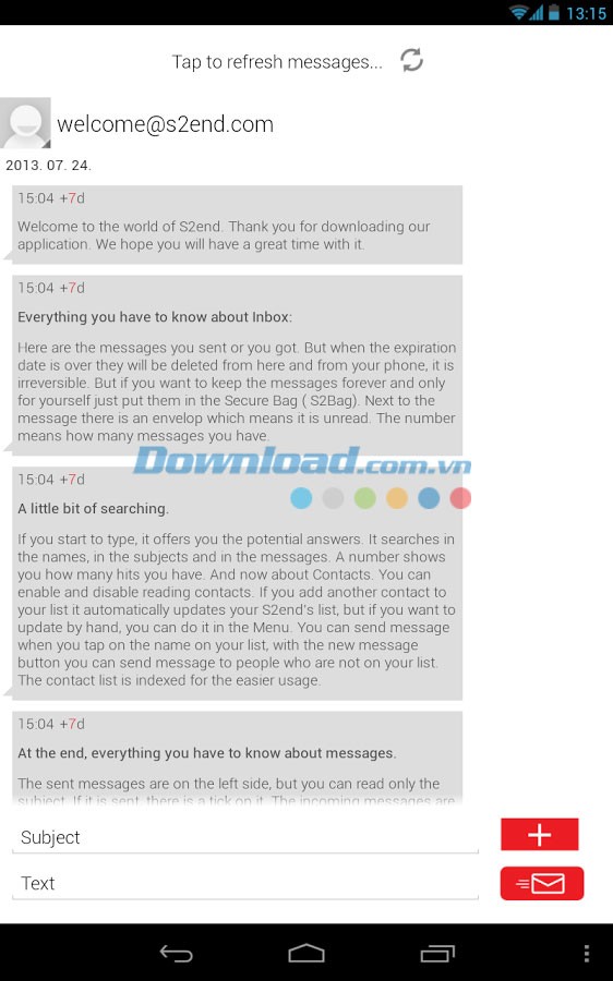 Secure Send for Android