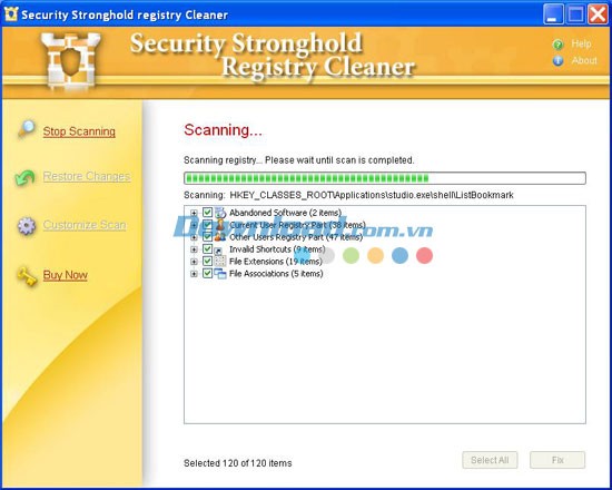 Security Stronghold Registry Cleaner