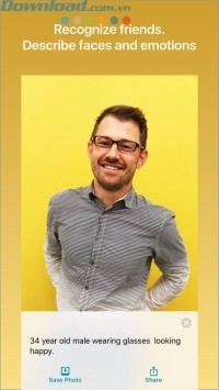Nhận dạng bạn bè hoặc mô tả về người lạ