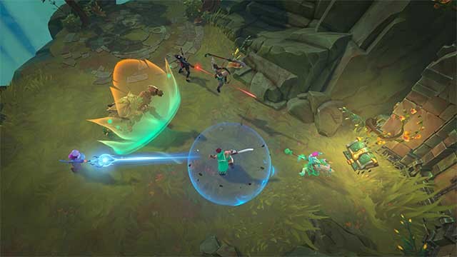 Trong Seekers of Skyveil game có rất nhiều môi trường chiến đấu đa dạng