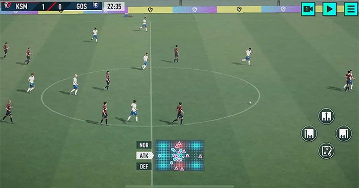 Trải nghiệm chơi bóng đá chân thực ở 2 chế độ chơi