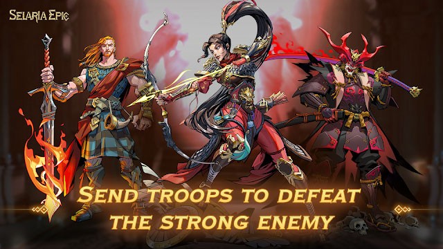 Đưa đội quân của bạn đi hạ gục các kẻ thù mạnh