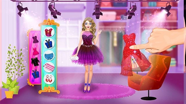 Thay đồ cho siêu mẫu