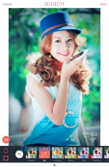 Chỉnh sửa ảnh đơn giản với SelfieCity