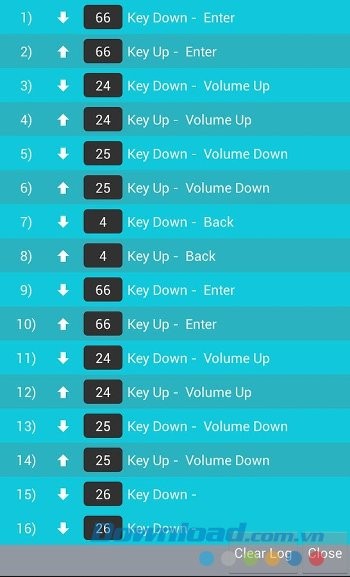 Các phím tắt của SelfiShop Camera