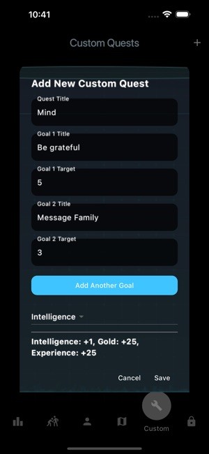 Thêm mục tiêu mới