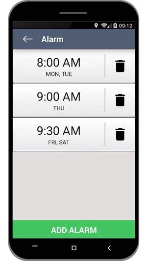 Đặt báo thức một cách nhanh chóng