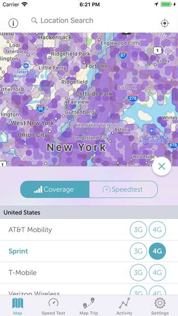 Ứng dụng kiểm tra tốc độ mạng tiện lợi trên iPhone/iPad - Sensorly