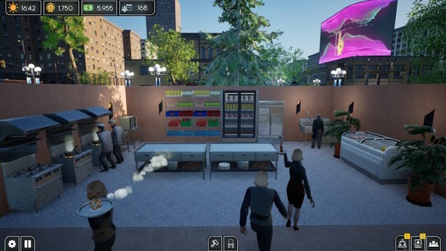 Thiết kế không gian, tuyển dụng nhân viên và phát triển nhà hàng