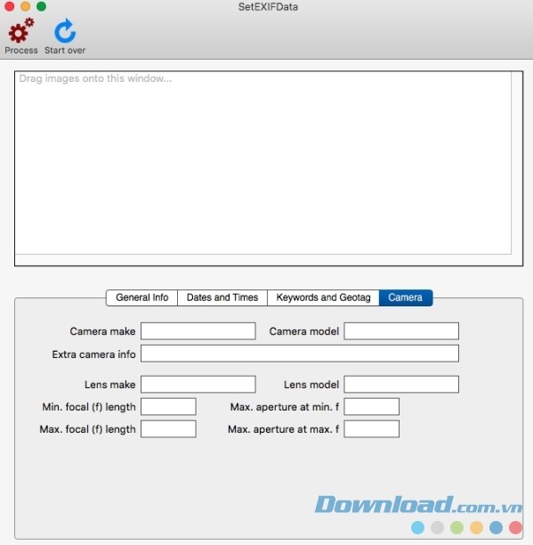 Set EXIF Data cho Mac hỗ trợ chèn ngày tháng và chỉnh sửa nhiều thông tin khác