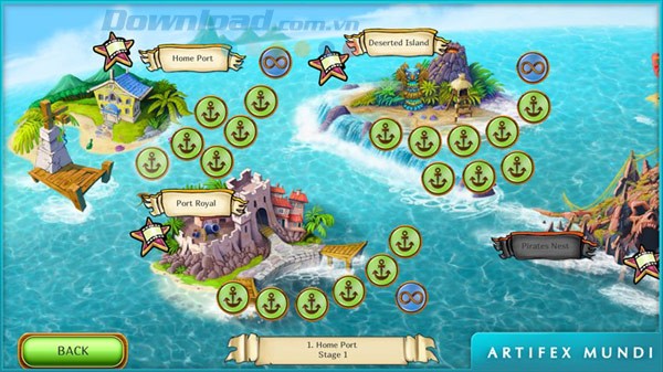 Những hòn đảo trong Set Sail: Caribbean