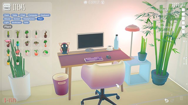 Khám phá kho item đồ sộ trong Setup Savior game để tạo ra những không gian mơ ước