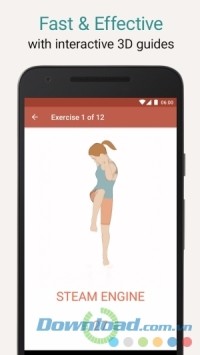ứng dụng thể dục Seven cho Android