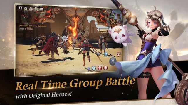 Tham gia các trận chiến tổ đội thời gian thực