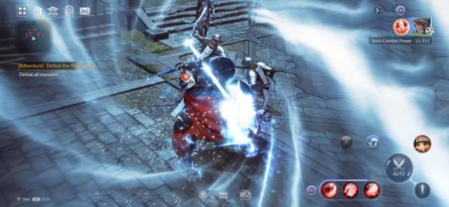 Tham gia các trận chiến tổ đội thời gian thực cực đã mắt