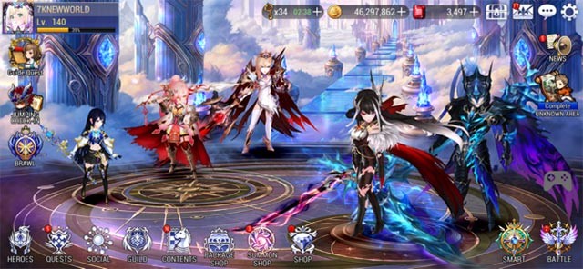 Seven Knights là game nhập vai đánh quái sôi động, kịch tính