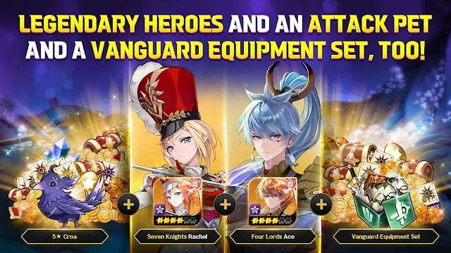 Chơi game và chiến đấu cùng những anh hùng huyền thoại, được trang bị pet và trang thiết bị mạnh mẽ