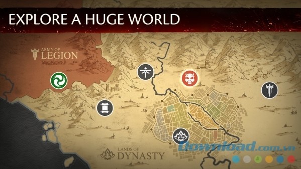 Thế giới Shadow Fight 3 cho Android vô cùng rộng lớn