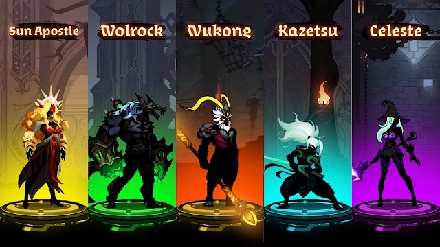 Chọn thợ săn bóng tối của bạn trước khi bước vào cuộc chiến sinh tồn trong game Shadow Hunt: Idle Survival RPG