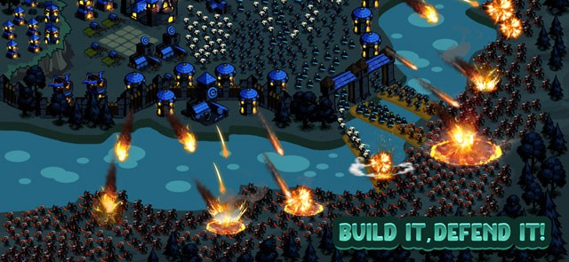 Đồ họa hoạt hình 2D với tạo hình nhân vật, bọn quân xâm lược quái dị