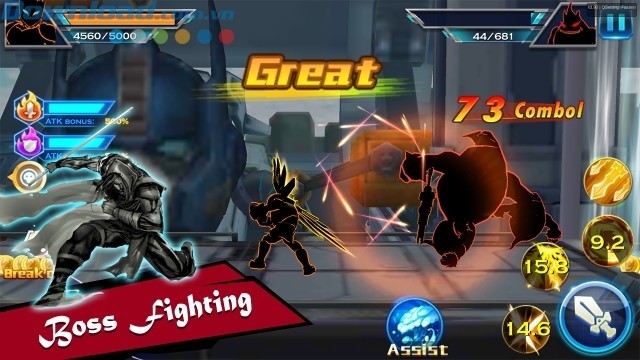 Các màn đánh boss hoành tráng