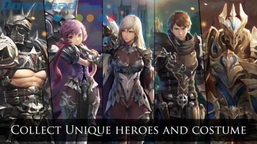 Tập hợp các anh hùng và tùy chỉnh họ thêm mạnh mẽ, diện mạo đẹp