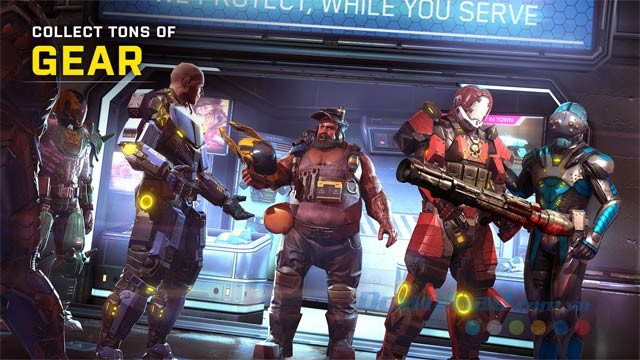 Thu thập hàng loại trang bị và vũ khí độc đáo