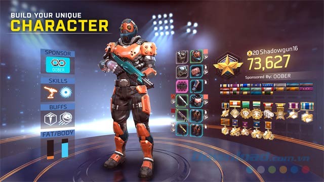 Tùy chỉnh chiến binh Shadowgun theo phong cách của riêng bạn
