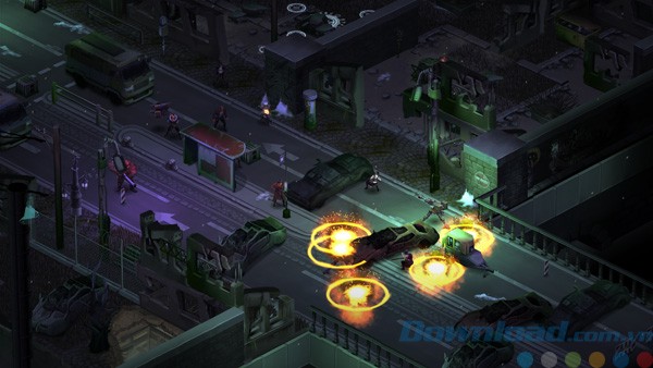 Khung cảnh Cyberbunk