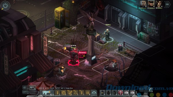 Một số vũ khí trong game chiến thuật Shadowrun: Dragonfall - Director’s Cut