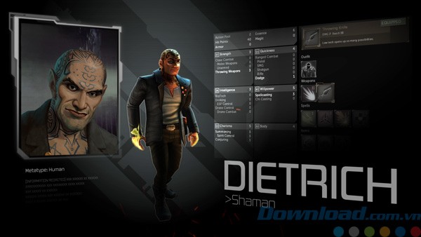 Nhân vật Shaman trong Shadowrun: Dragonfall - Director’s Cut