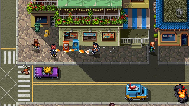Đắm chìm trong đồ họa 16-bit cổ điển, độc đáo của game Shakedown: Hawaii
