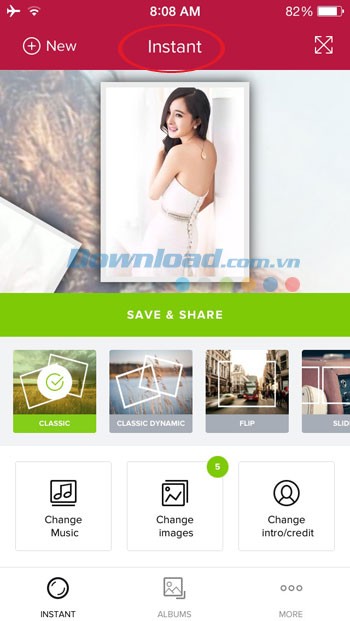 Tạo video ảnh tự động