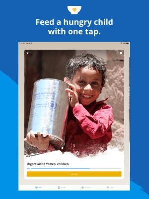 ShareTheMeal giúp bạn chia sẻ bữa ăn của mình với trẻ em đói nghèo chỉ bằng một chạm