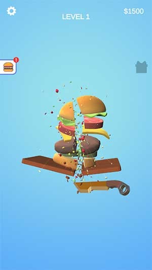 Dùng dao để chặt đôi đồ vật