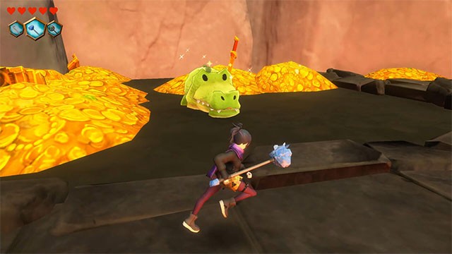 Chiếc khăn quàng cổ màu tím và cây búa thần kỳ sẽ giúp cô giải cứu các loài vật