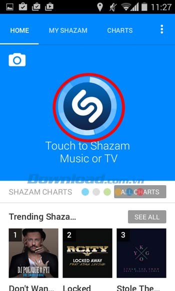 Shazam cho Android