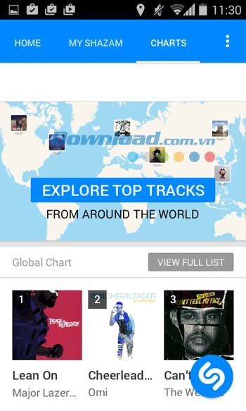 Shazam cho Android