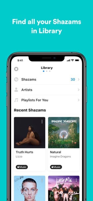 Quản lý thư viện nhạc Shazam cá nhân