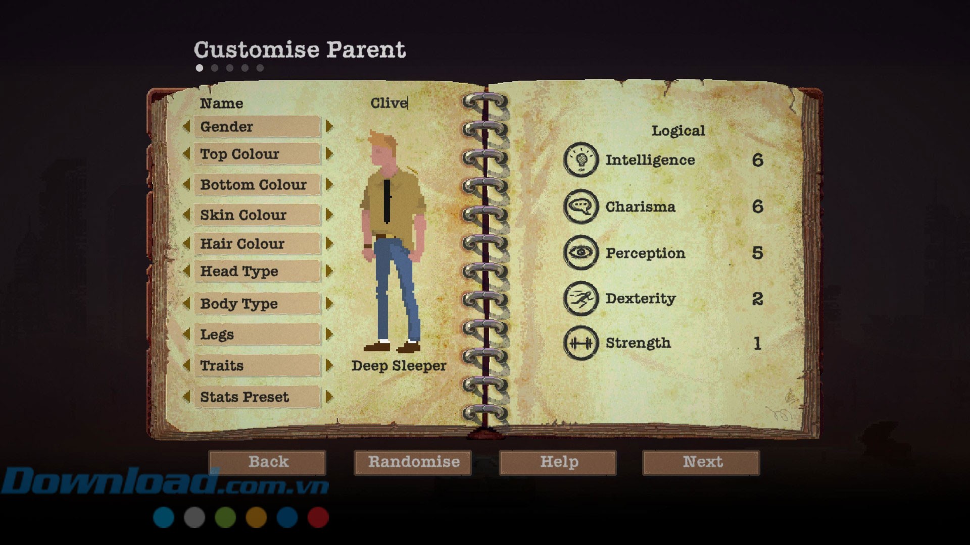 Tùy chỉnh nhân vật thành viên gia đình