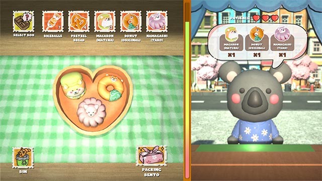 Sắp xếp bánh vào hộp Bento xinh xắn và bán cho khách hàng để kiếm tiền