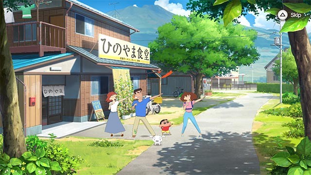 Game Shin chan: Me and the Professor on Summer Vacation mô phỏng chân thực mùa hè của Shin và cả gia đình