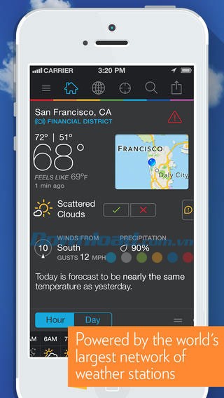Weather Underground cho iOS