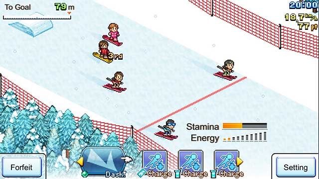 Mở rộng khóa học trượt tuyết của bạn và xem khách rèn luyện kỹ năng