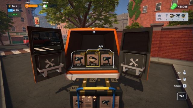 Quản lý công ty giao hàng tương lai trong game mô phỏng chiến thuật Shipping Store Simulator 2037