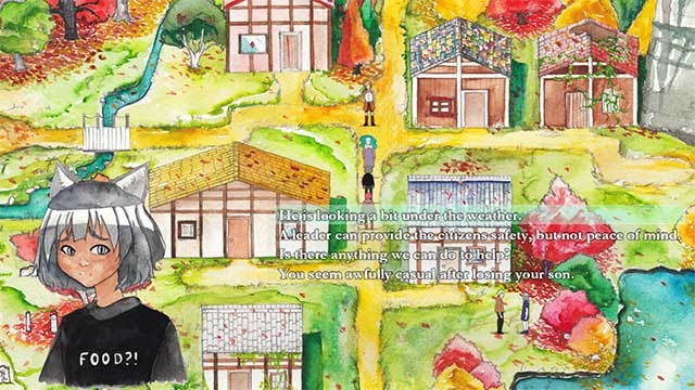 Shivering Hearts là game nhập vai kể được minh họa qua các bức tranh màu nước