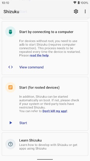 Shizuku cho Android cung cấp trải nghiệm liền mạch