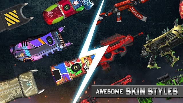 Nhiều phong cách skin tuyệt đẹp cho súng