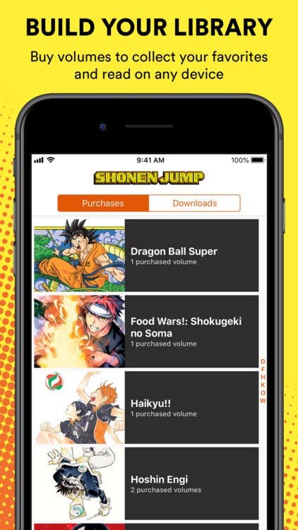 Xây dựng thư viện truyện tranh yêu thích của bạn trong Shonen Jump