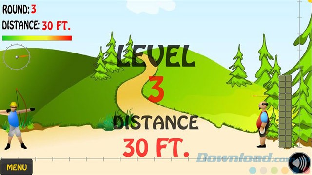 Khoảng cách gia tăng sau mỗi vòng